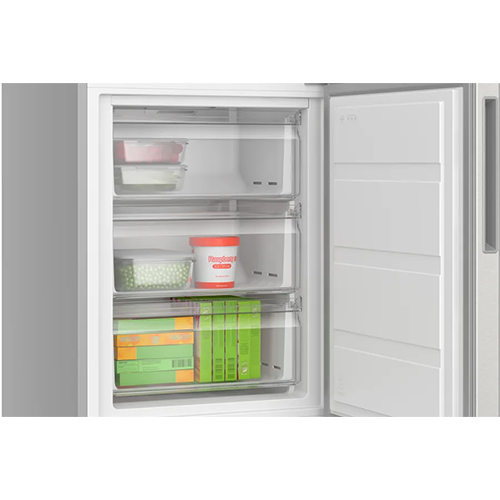 ثلاجة بووش كومبي نوفرست ، 330 لتر ، 2 باب ، شاشة ديجيتال ، سيلفر - موديل - KGN39NLEE8