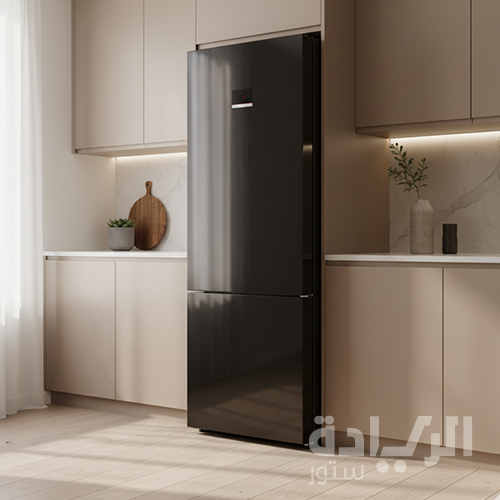 ثلاجة بوش KGN49LB30U بسعة 466 لتر – أسود – تقنية VitaFresh وPerfectFit