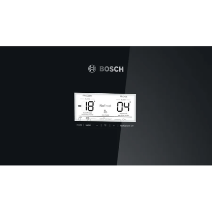 ثلاجة بوش KGN49LB30U بسعة 466 لتر – أسود – تقنية VitaFresh وPerfectFit