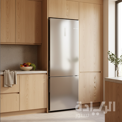 ثلاجة بوش سيريس 4 – 17 قدم – NoFrost – فريزر سفلي – ستانلس – KGN55VI2E9