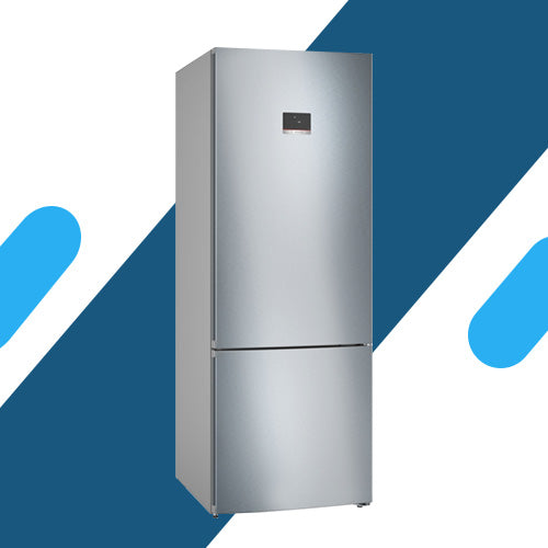 ثلاجة بوش سيريس 4 – 505 لتر – فريزر سفلي – NoFrost – ستانلس – KGN56CI30U