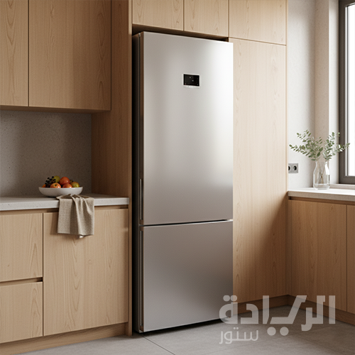 ثلاجة بوش سيريس 4 – 505 لتر – فريزر سفلي – NoFrost – ستانلس – KGN56CI30U