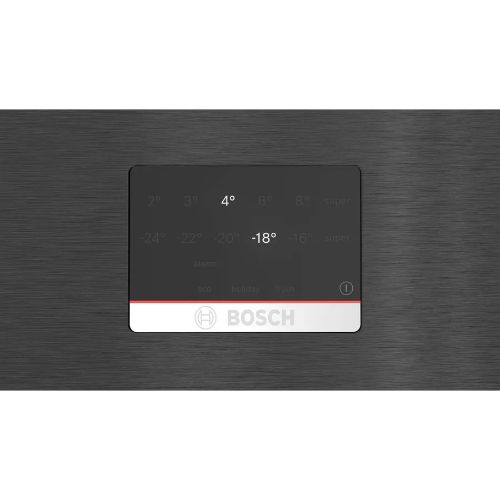 ثلاجة بوش سيريس 4 – 559 لتر – فريزر سفلي – NoFrost – Inox Antifingerprint – KGN56CX30U