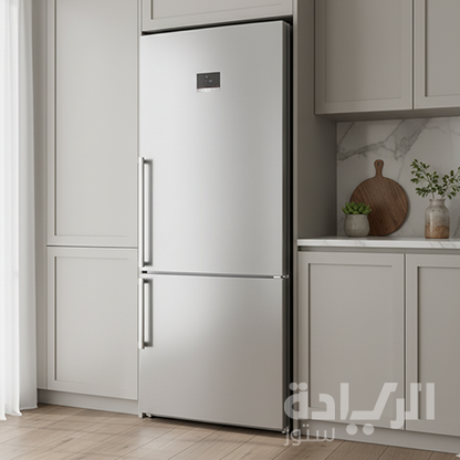 ثلاجة بوش سيريس 6 – 578 لتر – فريزر سفلي – NoFrost – فولاذ مصقول – KGN76CI3E8