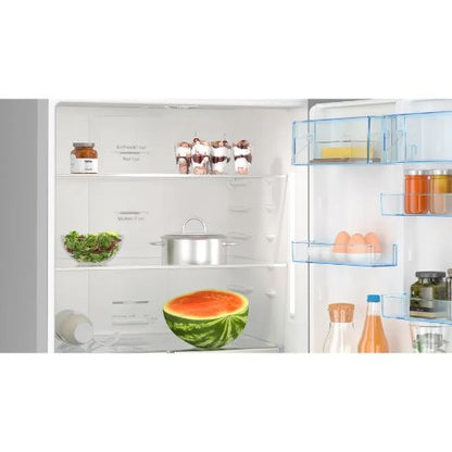 ثلاجة بوش سيريس 6 – 578 لتر – فريزر سفلي – NoFrost – فولاذ مصقول – KGN76CI3E8