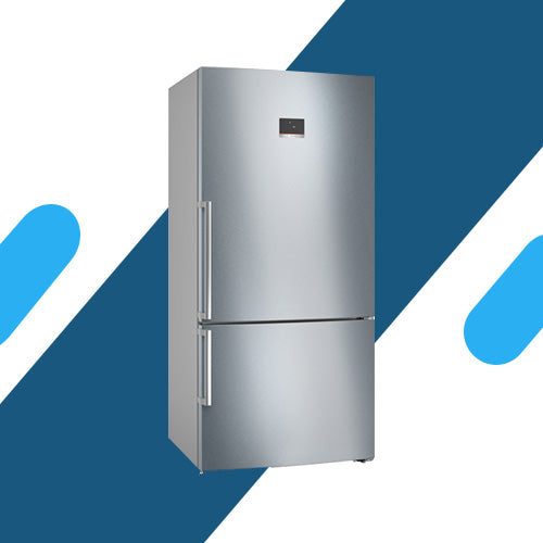 ثلاجة بوش سيريس 6 – 682 لتر – فريزر سفلي – NoFrost – KGN86CI3E8