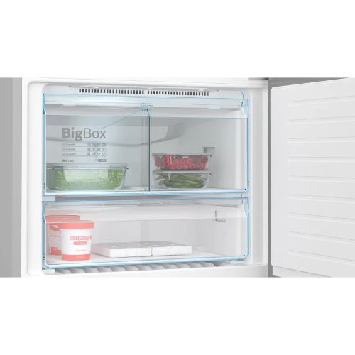 ثلاجة بوش سيريس 6 – 682 لتر – فريزر سفلي – NoFrost – KGN86CI3E8