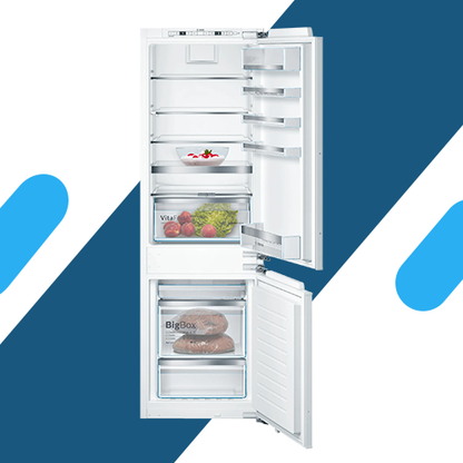 ثلاجة بوش بلت إن سيريس 6 – 254 لتر – فريزر سفلي – موديل - KIN86AF3M8
