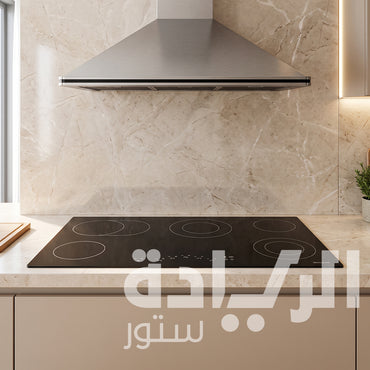 Meneghetti 90cm Built-in Ceramic Electric Hob, 5 Zones, Touch Control, Full Safety – KL-VT05-S