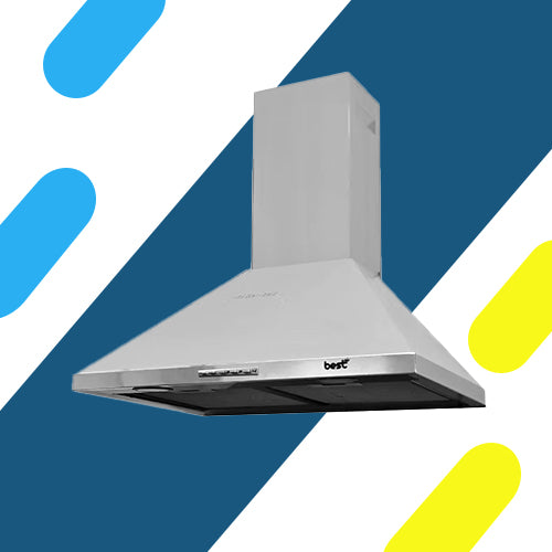 بيست اير شفاط مطبخ هرمي - 60 سم - قوة شفط 1200 م³/الساعة - 1 موتور - موديل - KLS4X 6024PB INOX