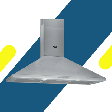بيست إير شفاط مطبخ هرمي - 90 سم - قوة شفط 1200 م³/س - 1 موتور - موديل - KLS4X 9024PB INOX