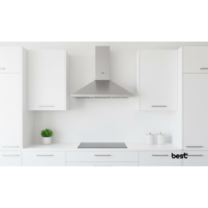 بيست إير شفاط مطبخ هرمي - 90 سم - قوة شفط 1200 م³/س - 1 موتور - موديل - KLS4X 9024PB INOX