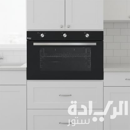فرن بيورتي بلت إن غاز 90 سم أسود كامل سعة 105 لتر - موديل - KPD907GGD GBL