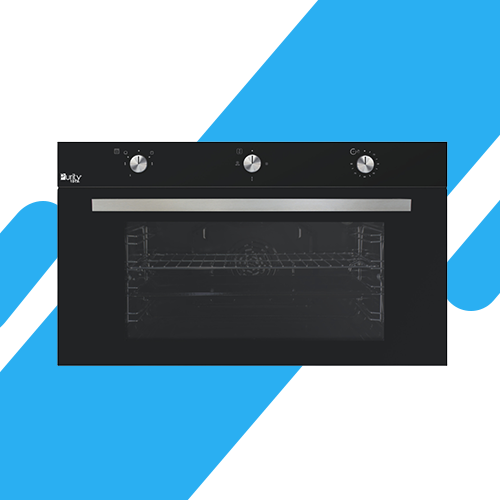 فرن بيورتي بلت إن غاز 90 سم أسود كامل سعة 105 لتر - موديل - KPD907GGD GBL