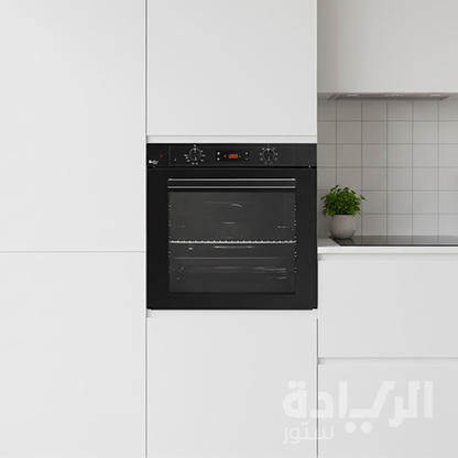 فرن غاز بلت إن بيورتي – 60 سم – استانلس ستيل – تبريد ومروحة توزيع – مؤقت ديجيتال – موديل – KPT6088GGD 88L