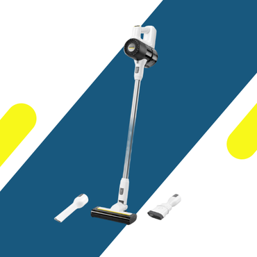 مكنسة لاسلكية كارشر KVA 2 بفلتر HEPA متعدد المراحل – تشغيل 40 دقيقة ووضعيات تنظيف متعددة