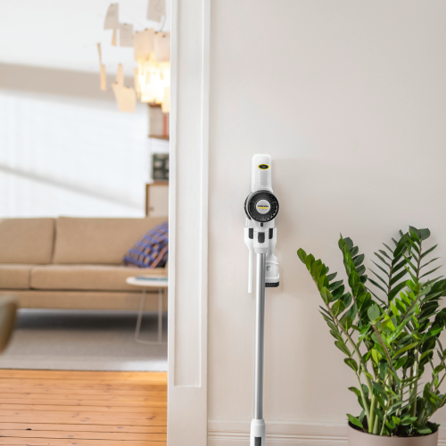 مكنسة لاسلكية كارشر KVA 2 بفلتر HEPA متعدد المراحل – تشغيل 40 دقيقة ووضعيات تنظيف متعددة