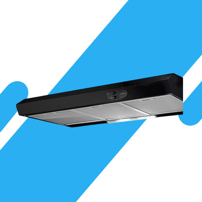 شفاط مطبخ مسطح اليكا - قوة شفط تصل ل 650 م3/س - أسود مقاس 90 سم - موديل - PRF0154726