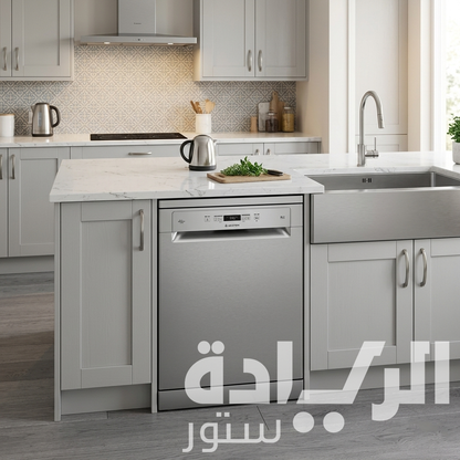 Ariston Dishwasher 14 Place Settings – Inverter – Silver – LFC3C33WFX – A+++ Efficiency and Natural Drying System