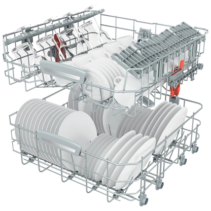 غسالة أطباق اريستون 15 فرد إنفرتر (Ariston) – LFO 3P31 WL X – نظام 3 سلال – ستانلس