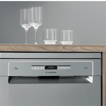 غسالة أطباق اريستون 15 فرد إنفرتر (Ariston) – LFO 3P31 WL X – نظام 3 سلال – ستانلس