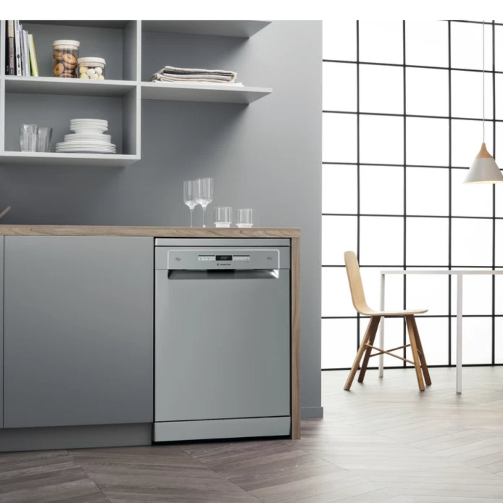 غسالة أطباق اريستون 15 فرد إنفرتر (Ariston) – LFO 3P31 WL X – نظام 3 سلال – ستانلس