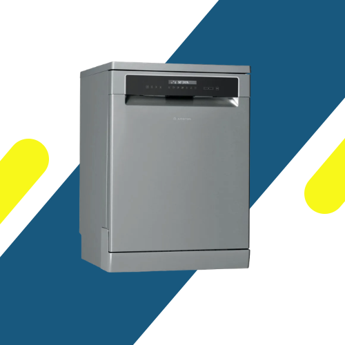 غسالة أطباق اريستون 15 فرد إنفرتر (Ariston) – LFP 5P31 WLT X – نظام 3 أرفف – سيلفر لامع