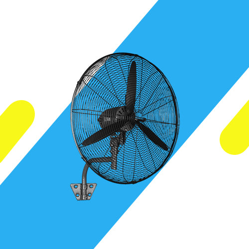 مروحة حائط 30 بوصة - 195 وات - أسود