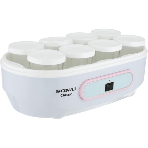 صانع الزبادي سوناي كلاسيك - 20 وات - 8 أكواب - موديل MAR-1077