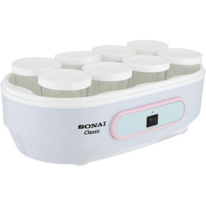 صانع الزبادي سوناي كلاسيك - 20 وات - 8 أكواب - موديل MAR-1077