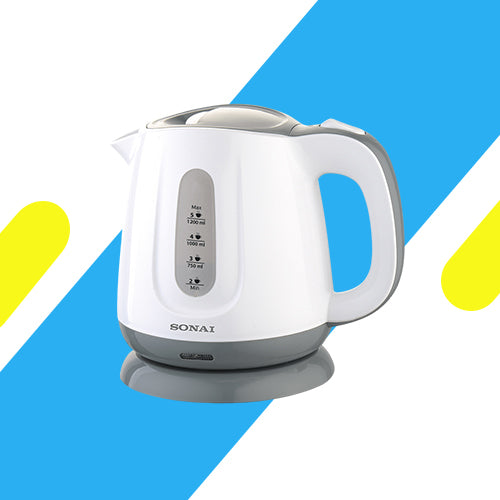 غلاية سوناي - 1100 وات - 1.2 لتر - أبيض