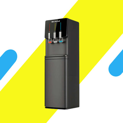 كولدير سوناي 3 حنفية - ثلاجة بسعة 17.7 لتر - أسود