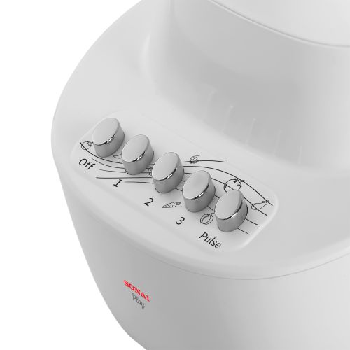 خلاط سوناي بلاي 3 في 1 – 400 وات – 1.5 لتر – أبيض – MAR-2300