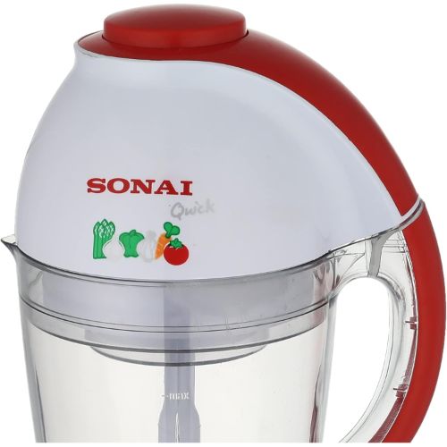 كبة سوناي MAR-500 للخضروات كويك ، 120 وات، 1 لتر - أحمر