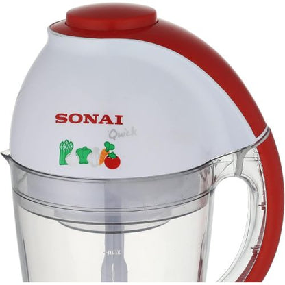 كبة سوناي MAR-500 للخضروات كويك ، 120 وات، 1 لتر - أحمر