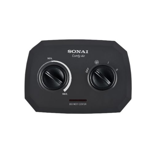 دفاية مروحة سوناي كومفي إير - 1000/2000 وات - أسود - موديل - MAR-909