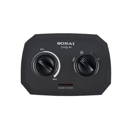 دفاية مروحة سوناي كومفي إير - 1000/2000 وات - أسود - موديل - MAR-909