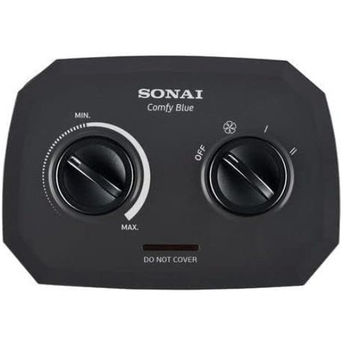 دفاية مروحة سوناي كومفي بلو - 1000/2000 وات - أسود - موديل - MAR-910