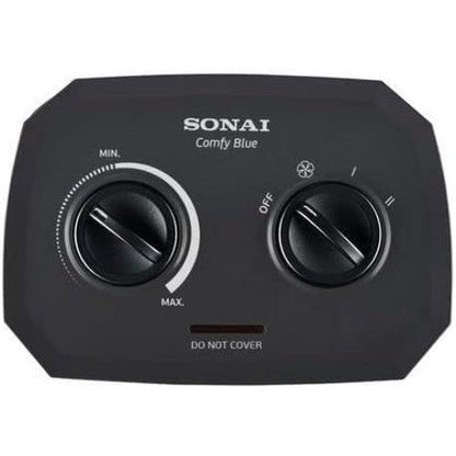 دفاية مروحة سوناي كومفي بلو - 1000/2000 وات - أسود - موديل - MAR-910