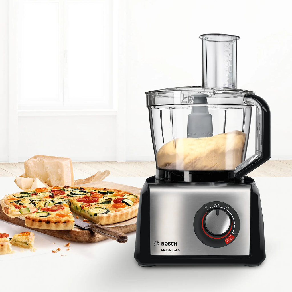 محضر طعام بوش (BOSCH) مالتي تالنت 8 بقوة 1250 وات – سعة 3.9 لتر – أكثر من 50 وظيفة – موديل MC812M844