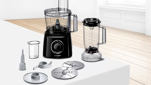 محضر طعام بوش – 800 وات – وعاء 2.3 لتر – أسود/ستانلس موديل - MCM3421M