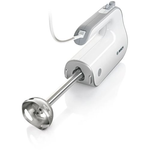 مضرب يدوي مع كبة من بوش سيريس 4 - 500 واط - أبيض/فضي - موديل MFQ4080