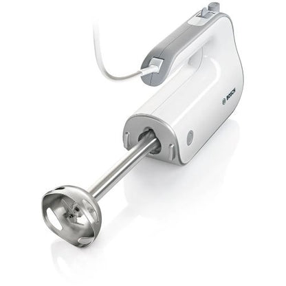 مضرب يدوي مع كبة من بوش سيريس 4 - 500 واط - أبيض/فضي - موديل MFQ4080