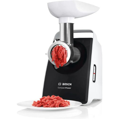 مفرمة لحم بوش سيريس 4 – 2000 واط – أبيض وأسود – موديل - MFW3X10B