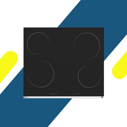 بوتاجاز بلت إن كهرباء سيراميك 4 عين مقاس 60 سم من ماركة بيورتي موديل HPREE V6050