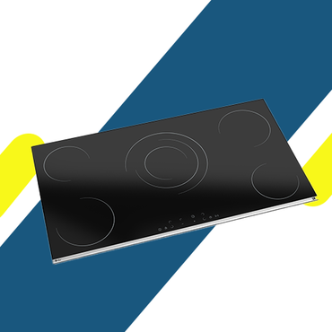 بوتجاز بلت إن كهرباء سيراميك 5 عيون مقاس 90 سم من بيورتي - موديل - HPREE V9050