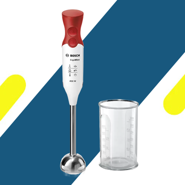 هاند بلندر بوش ارجو ميكس – 450 وات – أبيض/أحمر – موديل - MSM64110