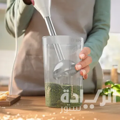 هاند بلندر بوش ارجو ميكس – 450 وات – أبيض/أحمر – موديل - MSM64110