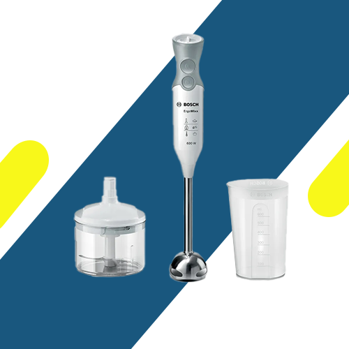هاند بلندر بوش موديل Ergo Mixx –  600 وات – 12 سرعة + تربو – ملحقات متعددة - MSM66120
