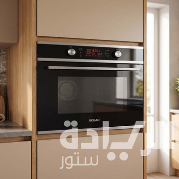 ميكروويف بلت إن أوشن (Ocean) 60 سم سعة عملاقة 44 لتر مع قلاية هوائية (1700 واط)، شواية (1750 واط) – موديل MWOI 449 TCGB